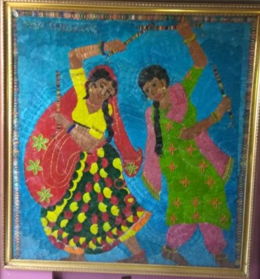 Estampas & grabados titulada "Bangles Art" por Ashish Shende, Obra de arte original, Vidrio
