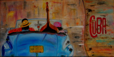 Peinture intitulée "Music  a Cuba" par Mich'L Barö, Œuvre d'art originale