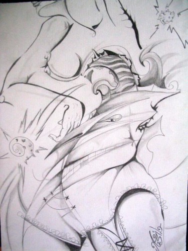 Drawing titled "a vif" by Asil, Original Artwork
