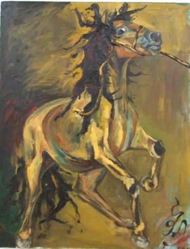 Painting titled "Scare" by Asir Hotd, Original Artwork