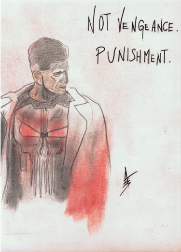 Drawing titled "Not Vengeance" by Askew Mind, Original Artwork, Pencil