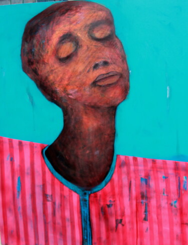 Картина под названием "UNTD-19" - Aslan Ünsal, Подлинное произведение искусства, Акрил Установлен на Деревянная рама для нос…