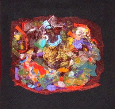 Art textile intitulée "AGREGAT" par Jean Pierre Avonts-Saint-Lager, Œuvre d'art originale, Tissu