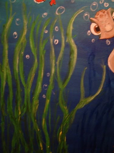 Peinture intitulée "Ambiance Marine, dé…" par Sybille Asloun, Œuvre d'art originale