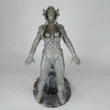 Scultura intitolato "Sci-fi female sculp…" da Asmodius-Art By Viacheslav Osadchiy, Opera d'arte originale, Resina