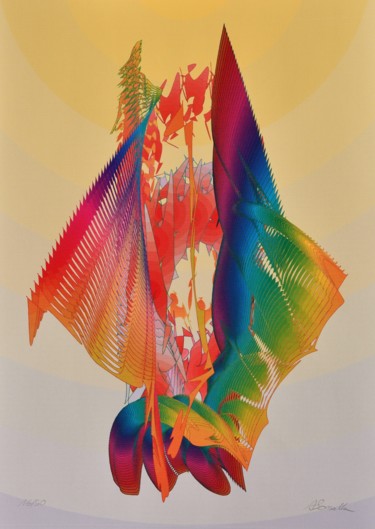 Original computer graphics from 1993, (1993_607_16_v_50) Arts numériques intitulée "Original computer g…" par Alfred Georg Sonsalla, Œuvre d'art originale, Travail numérique 2D