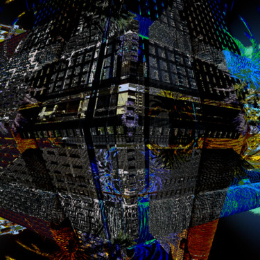 Digitale Kunst mit dem Titel "San Francisco Skysc…" von Alfred Georg Sonsalla, Original-Kunstwerk, 2D digitale Arbeit