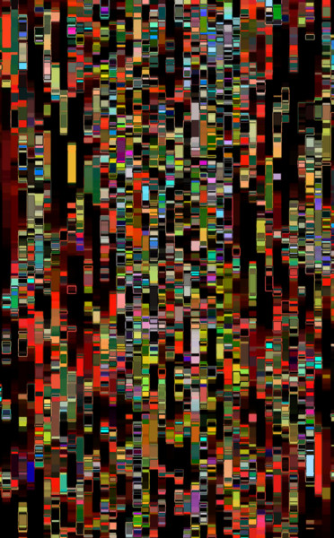 Digitale Kunst mit dem Titel "Abstract digital ar…" von Alfred Georg Sonsalla, Original-Kunstwerk, 2D digitale Arbeit