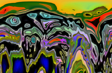 Digitale Kunst mit dem Titel "Abstract digital ar…" von Alfred Georg Sonsalla, Original-Kunstwerk, 2D digitale Arbeit