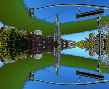 Digitale Kunst mit dem Titel "San Francisco Skysc…" von Alfred Georg Sonsalla, Original-Kunstwerk, 2D digitale Arbeit