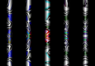 Abstract digital art 3D from July 2019 /S6C8 Digitale Künste mit dem Titel "Abstract digital ar…" von Alfred Georg Sonsalla, Original-Kunstwerk, 3D Modellierung