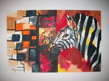 Drawing titled "Soul of the Zebra" by Ashley Spencer, Original Artwork, Other