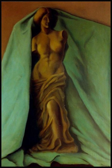 Painting titled "Study of the Venus" by Jane Moore, Original Artwork, Oil