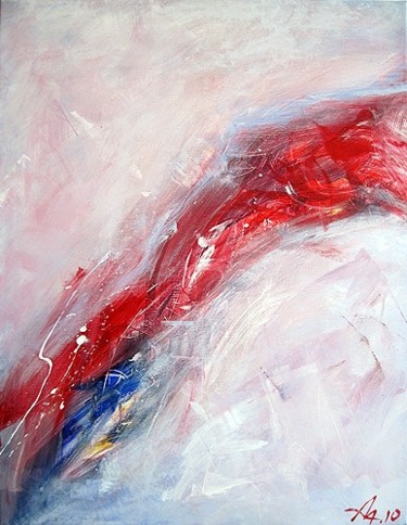 Painting titled "Crash into the sky" by Elena Asseeva, Original Artwork