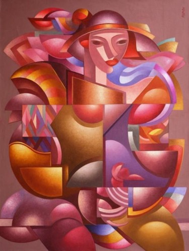 Painting titled "Dream figure" by Tsvetomir Assenov, Original Artwork