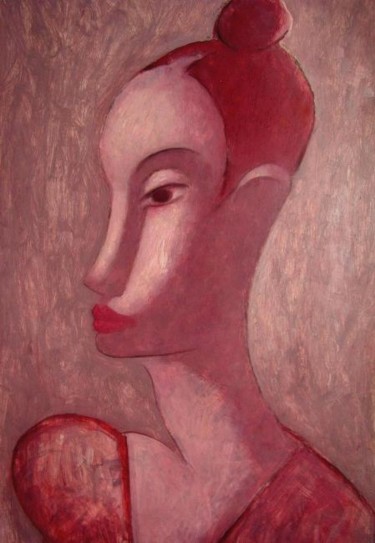 Painting titled "Portrait 01" by Tsvetomir Assenov, Original Artwork, Oil