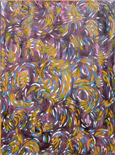 Painting titled "Vortices" by Asya Ignatova, Original Artwork, Acrylic