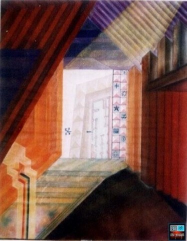 Pintura titulada "Entrada a Abaucán" por Elio Assis Peniagoa, Obra de arte original
