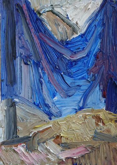 Painting titled "Cobalt" by Assol Agaidarova, Original Artwork