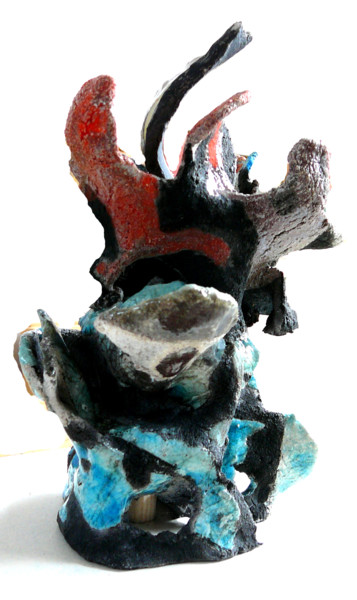 Sculpture titled "éclore" by Marine Assoumov, Original Artwork, Ceramics