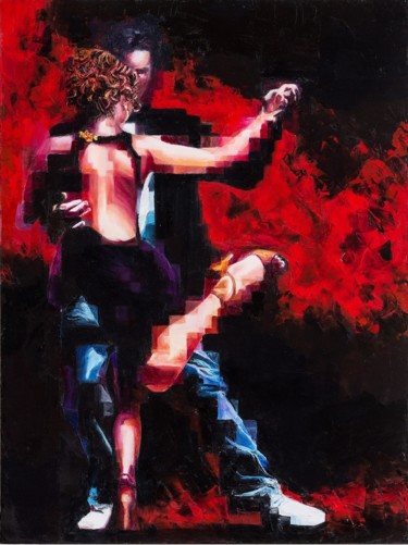 Pittura intitolato "Libertango. Antonel…" da Assunta Cassa, Opera d'arte originale, Olio