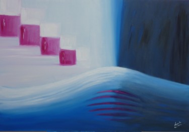 Peinture intitulée "2011-mare-fecondo-1…" par Assunta Cassa, Œuvre d'art originale, Huile