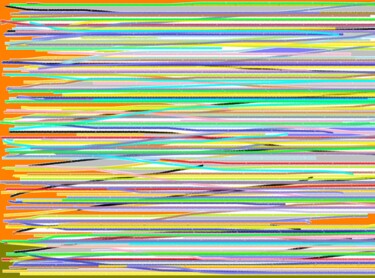 Arte digitale intitolato "Digital art/Штрихи.…" da Asta Ast, Opera d'arte originale, Pittura digitale