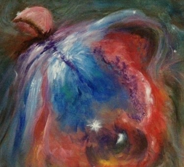 Peinture intitulée "Nébuleuse d'Orion" par Astal, Œuvre d'art originale, Huile