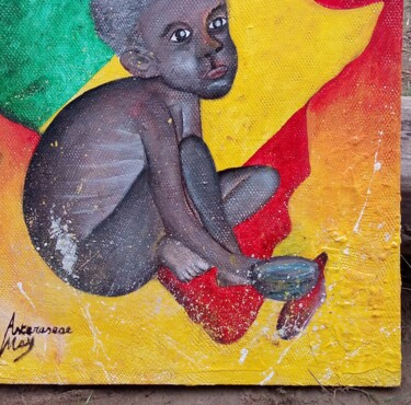 Peinture intitulée "Afrique continant e…" par Asteraseae May, Œuvre d'art originale, Collages