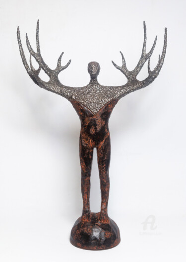 Скульптура под названием "FOREST SPIRIT" - Astian Rey, Подлинное произведение искусства, бетон