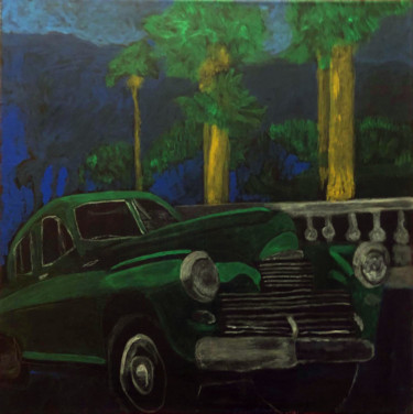 Malerei mit dem Titel "Cote D'Azur" von Hasmik Chakhmakhchyan, Original-Kunstwerk, Acryl