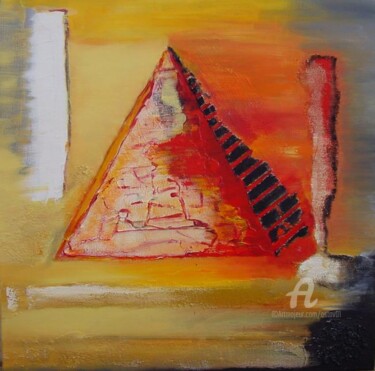 Painting titled "ETERNITE" by Alain Oviste, Original Artwork