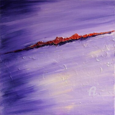 Painting titled "ANTARCTIQUE" by Alain Oviste, Original Artwork