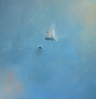 Painting titled "Voyage sur l'eau" by Astrid Desgrippes, Original Artwork