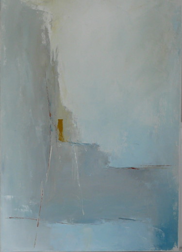Painting titled "falaise.jpg" by Astrid Desgrippes, Original Artwork, Acrylic
