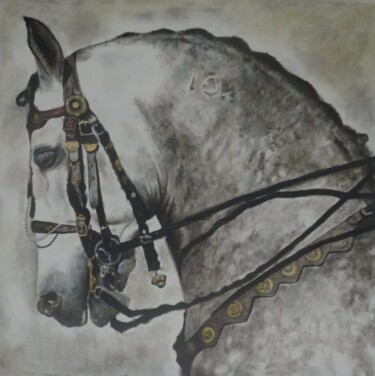 Malerei mit dem Titel "Caisco" von Astrid Warakomski, Original-Kunstwerk, Öl
