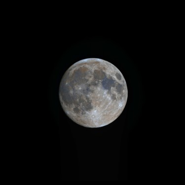 Photography titled "Full moon" by David James, Original Artwork, Digital Photography