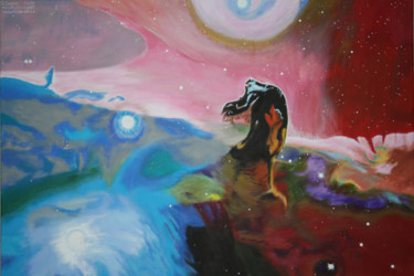 Painting titled "My Universe XXVII -…" by Lcarmo, Original Artwork, Oil