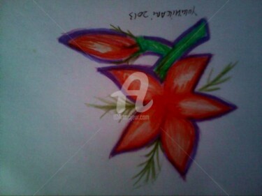 Рисунок под названием "lily" - Yuki Hikari, Подлинное произведение искусства