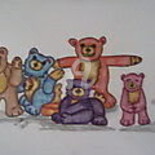 Drawing titled "bear..." by Yuki Hikari, Original Artwork