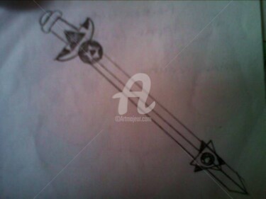 Desenho intitulada "sword astrosiver" por Yuki Hikari, Obras de arte originais