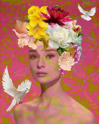 Digitale Kunst mit dem Titel ""WEISHEIT"" von Magnum Ferra, Original-Kunstwerk, Fotomontage