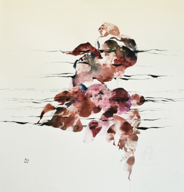 Malerei mit dem Titel "UN TOCCO - watercol…" von Asia Bagaeva, Original-Kunstwerk, Aquarell