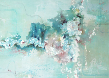 Pintura titulada "Freezing oil painti…" por Asia Bagaeva, Obra de arte original, Oleo