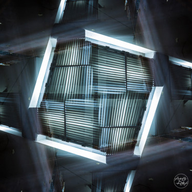 - Blade Runner 2017 - Photographie intitulée "- Blade Runner 2017…" par Atb Art, Œuvre d'art originale, Light Painting Monté sur Autre panneau rig…