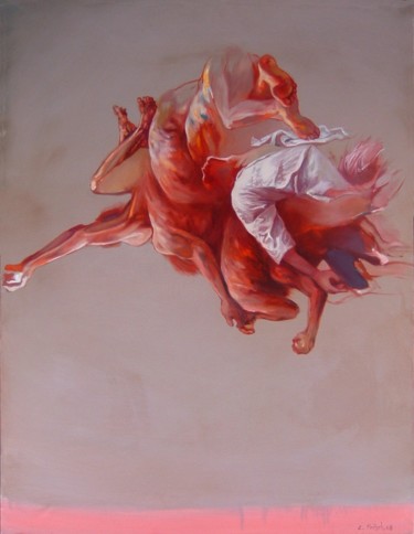 제목이 "Géométrie sacrée 20…"인 미술작품 Louise Fritsch로, 원작, 기름 나무 들것 프레임에 장착됨