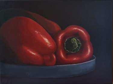 Malarstwo zatytułowany „Paprika” autorstwa Meike Valentin, Oryginalna praca, Akryl