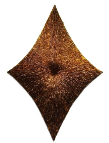 Γλυπτική με τίτλο "Diamond" από Amber Bijl, Αυθεντικά έργα τέχνης, Ξύλο