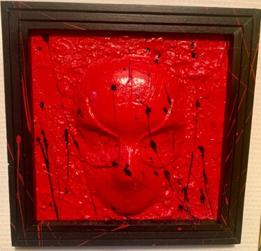 Schilderij getiteld "Spiderman" door Atelier Jys, Origineel Kunstwerk, Acryl