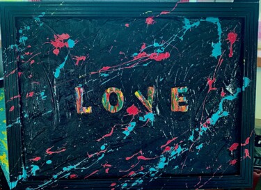 Peinture intitulée "LOVE" par Atelier Jys, Œuvre d'art originale, Acrylique